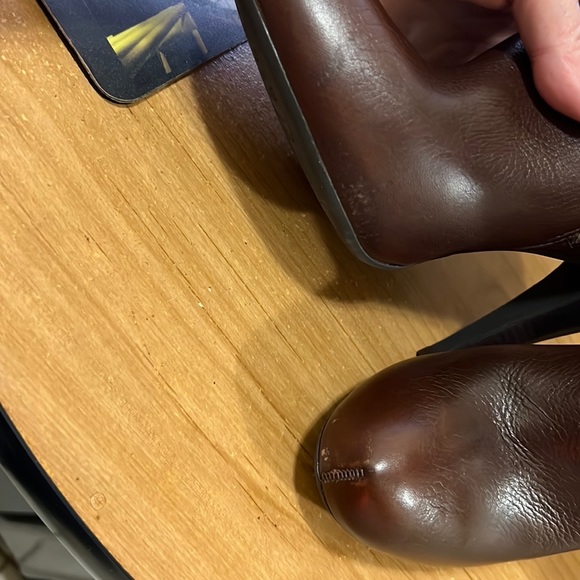 Gianni Bini Vintage Leather Slouchy Booties Size 8 - Picture 3 of 10